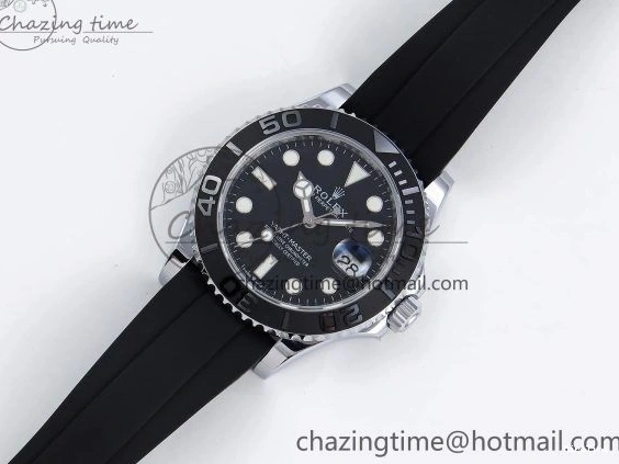 MiroTime 0308 Yacht-Master 226659 SuperF 1:1 Best Edition Black Dial on Oysterflex Strap VR Premium 1341